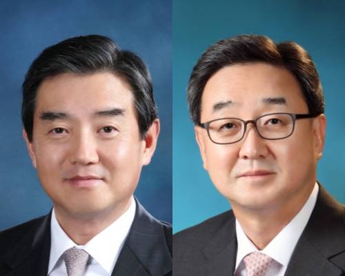 왼쪽부터 김윤 회장, 김량 부회장. ⓒ 삼양홀딩스