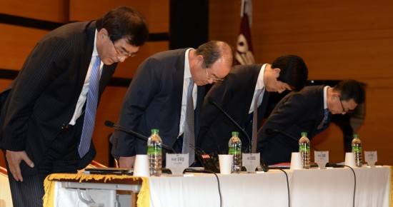 대우조선해양 경영진은 24일 서울 사옥에서 간담회를 진행하고 "마지막 기회로 여기고 반드시 다시 살아나겠다"고 강조했다. ⓒ 뉴스1