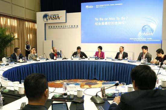 이번 보아오포럼 스타트업 라운드테이블에 참석한 김동원 한화그룹 상무는 "각 국가의 아시아 스타트업들이 서로 통합적으로 연결될 수 있다면 더 큰 가능성을 만들어 낼 수 있다"고 말했다. ⓒ 한화그룹