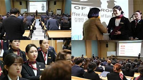 지난 24일 숭실호스피탈리티 직업전문학교에서 열린 관광경영학전공 신입생 오리엔테이션 모습. ⓒ 숭실호스피탈리티