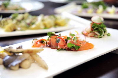라세느에서 제공하는 전채 요리. ⓒ (주)부산롯데호텔