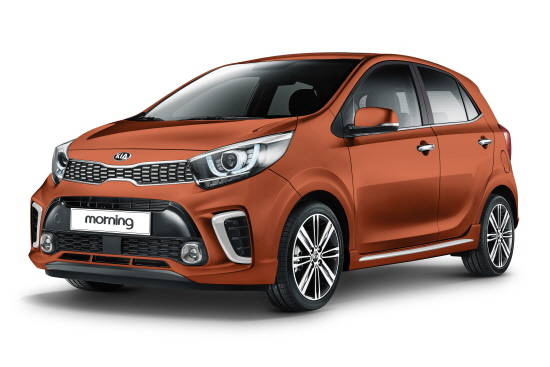 올 뉴 모닝 터보 모델은 '경차 최초' T-GDI엔진을 탑재해 △최고출력 100마력 △최대토크 17.5㎏f·m의 동급 최고의 주행성능을 확보했다. ⓒ 기아자동차