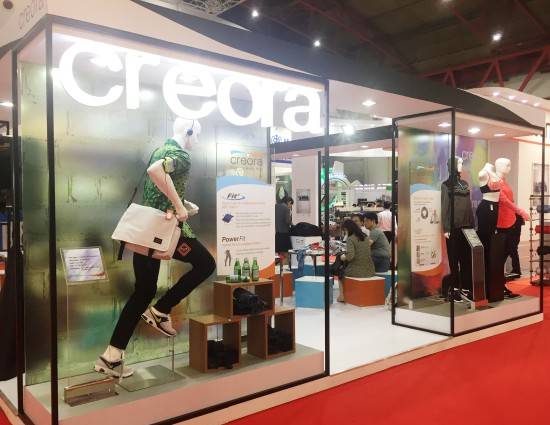 '인도 인터텍스 제15회 인도네시아 국제 섬유 및 의류기계 및 액세서리 전시회'에 참가한 효성 부스 전경. ⓒ 효성