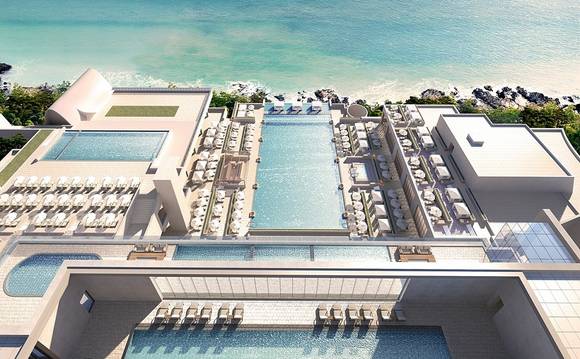 오는 7월 부산 기장군 동부산관광단지에 들어설 '힐튼 부산' 조감도. ⓒ힐튼 부산