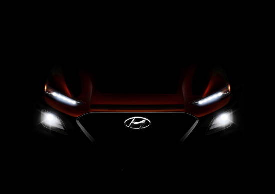 현대차가 28일 추가 공개한 코나 전면부 티저 이미지는 차명 공개 당시 일부만 노출됐던 전면부를 전체적으로 보여주며, 코나 디자인 특징을 명확하게 살렸다. ⓒ 현대자동차