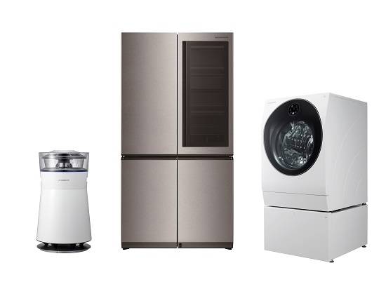 LG전자의 프리미엄 브랜드 'LG 시그니처' 가전에는 구글 인공지능 서비스인 '구글 어시스턴트'가 탑재된다. ⓒ LG전자