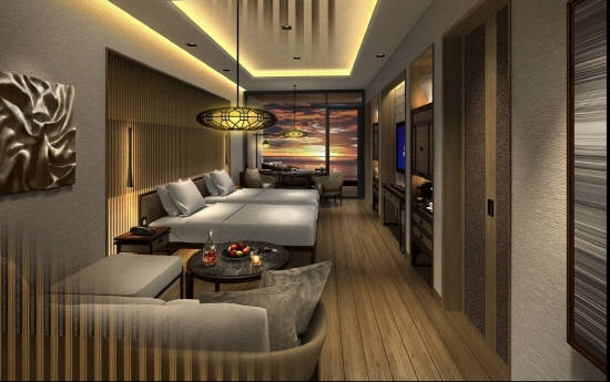 힐튼 부산의 디럭스 및 프리미엄 객실(Deluxe & Premium Rooms) 모습. ⓒ 힐튼 부산