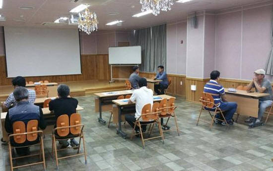 부원선원 일자리 창출사업 교육 후 취업박람회 면접 전경. ⓒ 한국선원복지고용센터