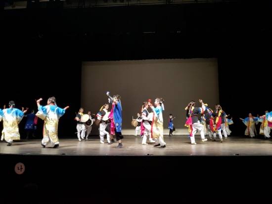 화순군 다문화가족팀 '화정'이 '전남 다문화가족 문화예술 경연대회'에서 한국 전통가락을 일본의 축제음악과 접목한 퓨전음악을 바탕으로 최우수상을 수상했다. ⓒ 화순군청