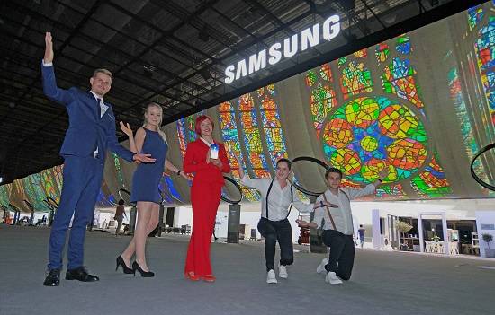 삼성전자는 IFA2017에 스마트홈 체험존을 꾸리면서 미래 청사진을 제시한다. ⓒ 삼성전자