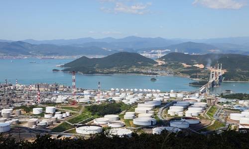 여수국가산업단지 전경. ⓒ 여수시