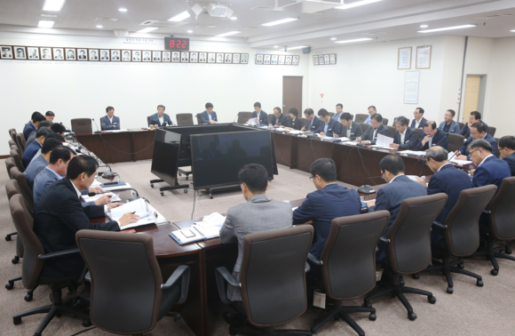 공약 추진상황 보고회 장면. ⓒ 보령시청