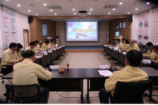 서천군 2017년 을지연습 자체 강평 보고회 개최 장면. ⓒ 서천군청