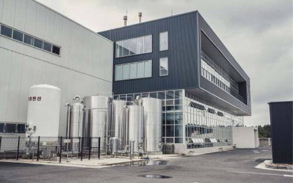 제주맥주 양조장 건물 모습이예요. ⓒ 제주맥주