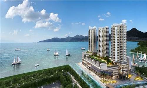 한화 '여수 웅천 디 아일랜드' 조감도. ⓒ 한화건설