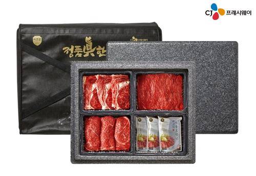정품眞한우 선물세트 이미지컷. ⓒ CJ프레시웨이