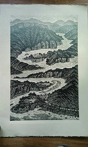 김억 참여작가 수묵화. ⓒ 전주시