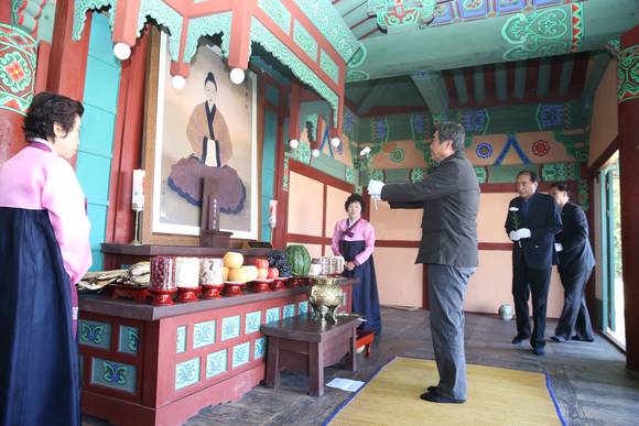 도미부인 경모제 장면. ⓒ 보령시청