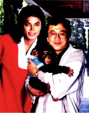 마이클잭슨과 최규선 대표 ⓒ 프라임경제