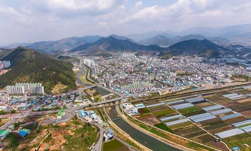 광양읍 전경. ⓒ 광양시