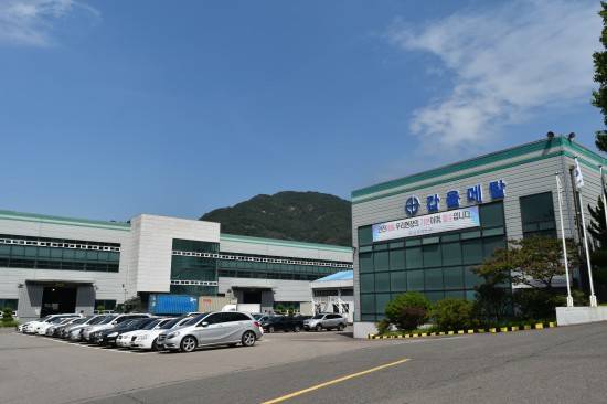 대구에 위치한 갑을메탈 전장사업부 공장 전경. ⓒ 갑을메탈