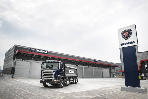 스카니아코리아그룹이 신항 서비스센터를 확장 이전했다. ⓒ 스카니아코리아그룹