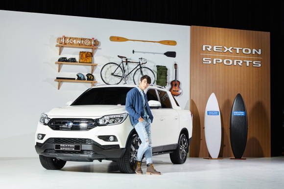 쌍용차는 렉스턴 스포츠의 국내 시장 판매목표로 월 2500대, 연간 3만대로 설정했다. = 노병우 기자