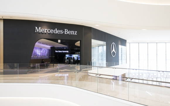 메르세데스-벤츠 스타필드 하남 전시장. ⓒ 메르세데스-벤츠 코리아