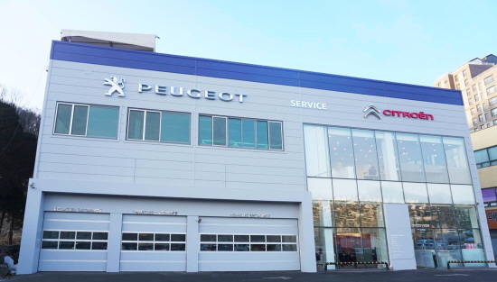 푸조·시트로엥 분당 서비스센터 전경. ⓒ 한불모터스