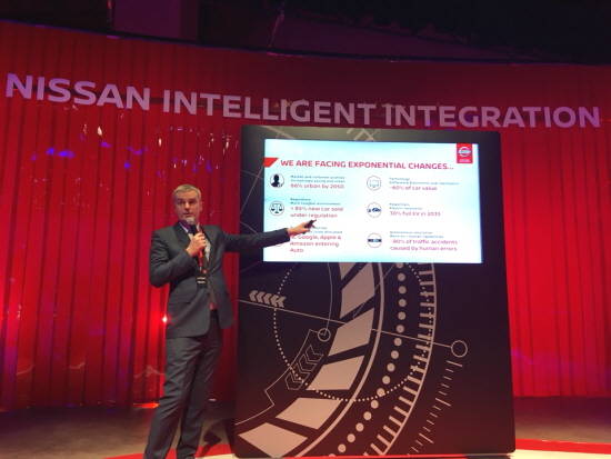 닛산 인텔리전트 인티그레이션은 고객과 차량 간 연결범위를 향상시키고, 더 나아가 사회와 편리하게 연계될 수 있도록 돕는 것이다. = 노병우 기자