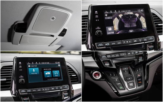 오딧세이는 세계 최초로 선보이는 캐빈 토크와 캐빈 워치 등 첨단기술들이 대거 탑재돼 미니밴으로서 새 지평을 열었다. ⓒ 혼다코리아