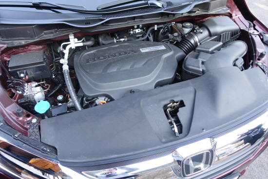 3.5ℓ 직분사 VCM 엔진은 최대출력 284마력과 최대토크 36.2㎏·m의 강력한 성능을 자랑한다. = 노병우 기자