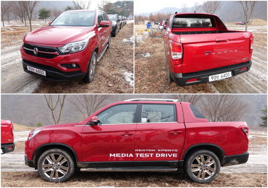 외관은 쌍용차의 디자인 철학 Nature-born 3Motion의 Dignified Motion(장엄한 자연의 움직임)을 모티브로 대담하면서도 강인한 이미지를 구현했다. = 노병우 기자