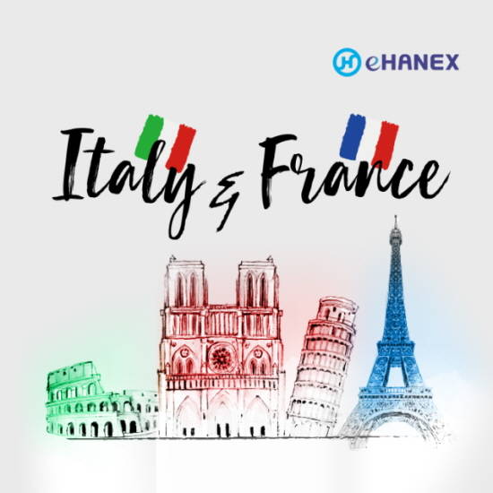 한진이 해외 배송대행 서비스인 이하넥스의 이탈리아 및 프랑스 거점을 신설했다. ⓒ 한진