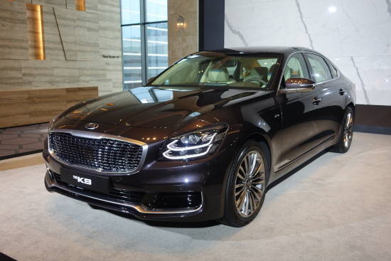 기아차의 전사적 역량을 총 집결해 프리미엄한 가치의 정수를 담은 플래그십 세단 THE K9. = 노병우 기자