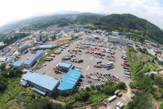 울산 상개동 SK에너지 화물차 휴게소 전경. ⓒ SK에너지