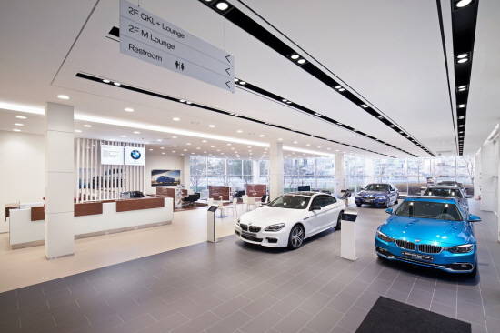 BMW 대전 전시장 내부 모습. ⓒ BMW 그룹 코리아
