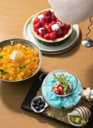 파크 하얏트 부산 삼색 빙수. ⓒ 파크 하얏트 부산 라운지