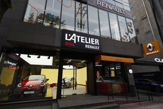 체험형 브랜드 스토어 '아뜰리에르노 서울' 오는 27일까지 서울 강남구 신사동에서 운영된다. ⓒ 르노삼성자동차