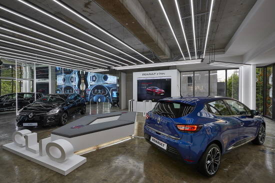 아뜰리에르노 서울 내부 모습. ⓒ 르노삼성자동차