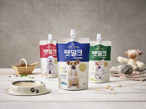 에버그로 펫밀크 3종. ⓒ 빙그레