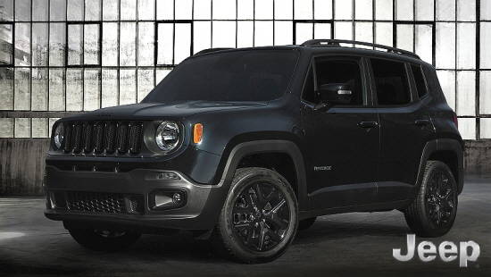 스페셜 에디션 모델 레니게이드 나이트 이글 2.0 AWD는 40대 한정으로 판매된다. ⓒ FCA 코리아