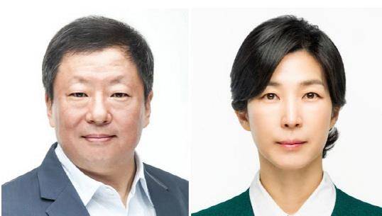 왼쪽부터 삼양식품의 전인장 회장, 김정수 사장. ⓒ 삼양식품