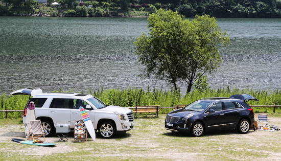 캐딜락 코리아가 고객 대상 글램핑 체험이벤트 '라이프 힐링 캠프 위드 캐딜락'을 개최했다. ⓒ 캐딜락 코리아