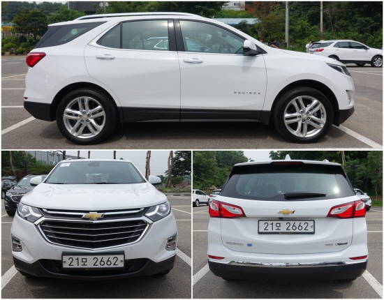 이쿼녹스는 쉐보레의 디자인 아이덴티티 '린 머스큘러리티'를 기반으로 역동적이며 세련된 외관 디자인을 연출한다. = 노병우 기자