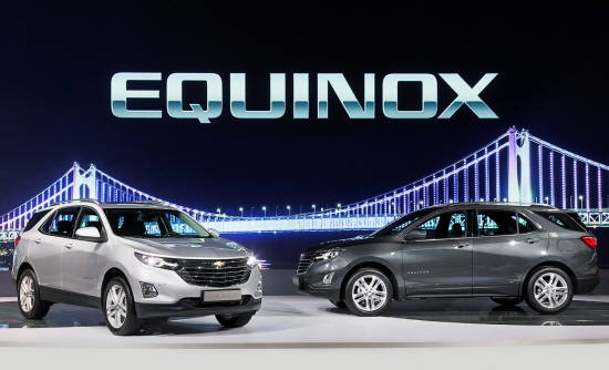 이쿼녹스가 저조한 판매량을 기록하면서, 한국GM 경영정상화의 첨병 역할을 하는데 실패했다는 평가를 받고 있다. ⓒ 한국GM