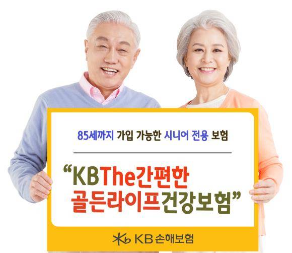 KB손해보험이 'KB The간편한 골든라이프건강보험'을 선보인다. ⓒ KB손해보험