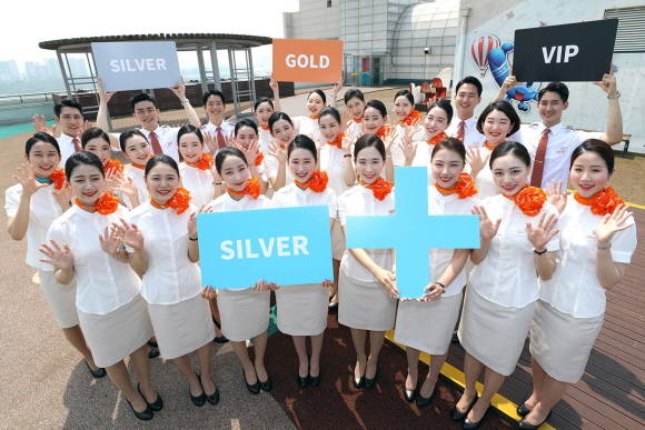 제주항공이 상용고객 우대프로그램인 제주항공 리프레시포인트 회원등급을 세분화 하면서 실버플러스 등급을 추가했다. ⓒ 제주항공