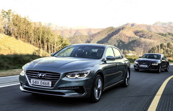 그랜저는 하이브리드 포함 8571대 판매되며 현대차의 국내 판매를 이끌었다. ⓒ 현대자동차