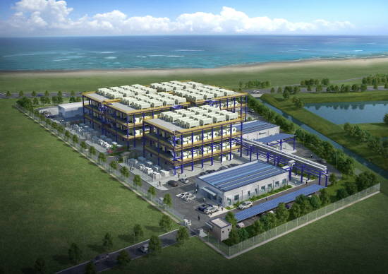 한화에너지 대산수소연료전지발전소 조감도. ⓒ 한화에너지